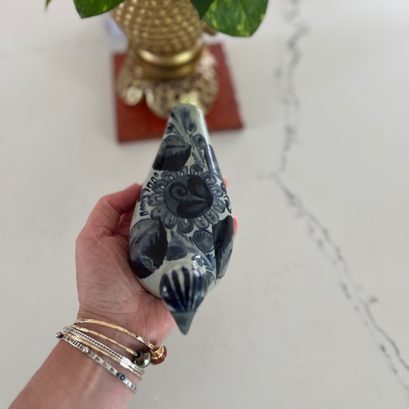 Vintage ceramic bird from Mexico, vintage bird statue, pottery - Picture 3 of 9